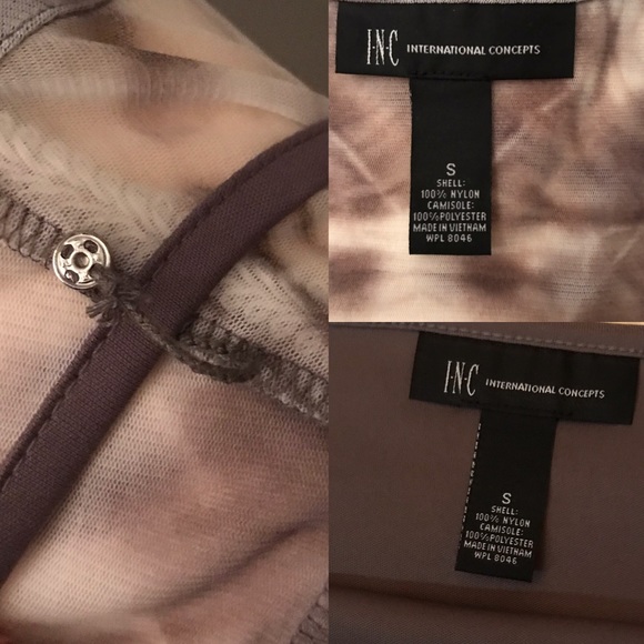 EUC Tie Dyed Button Up Top & Tank Size Small - Picture 6 of 6